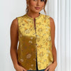 Vintage Satin Silk A-Line Vest
