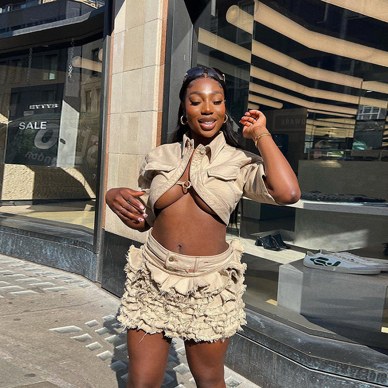 Denim Diva Crop Jacket 