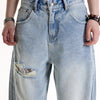 No Rules Distressed Wide Leg Jeans 