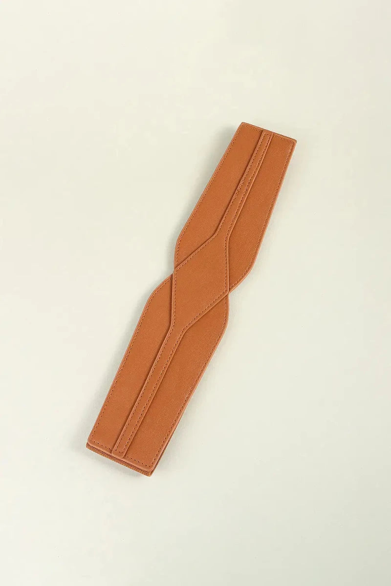 Elastic Wide PU Belt - Lustreve