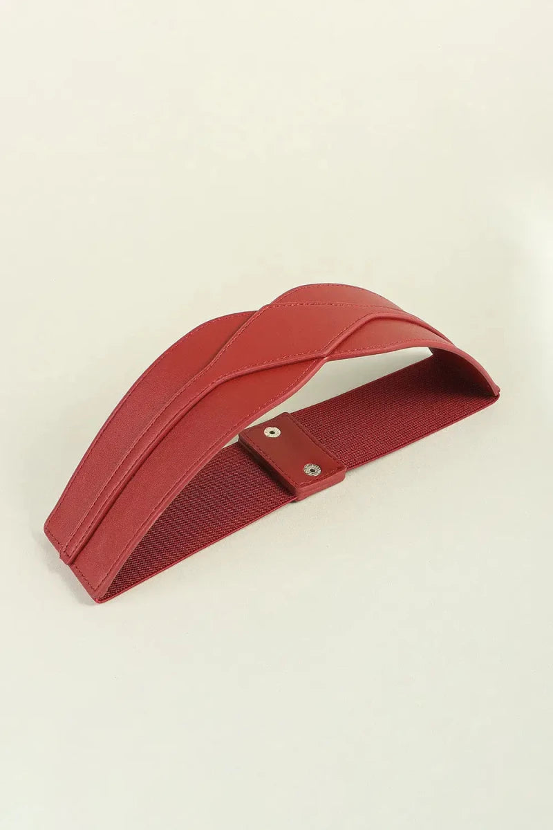Elastic Wide PU Belt - Lustreve