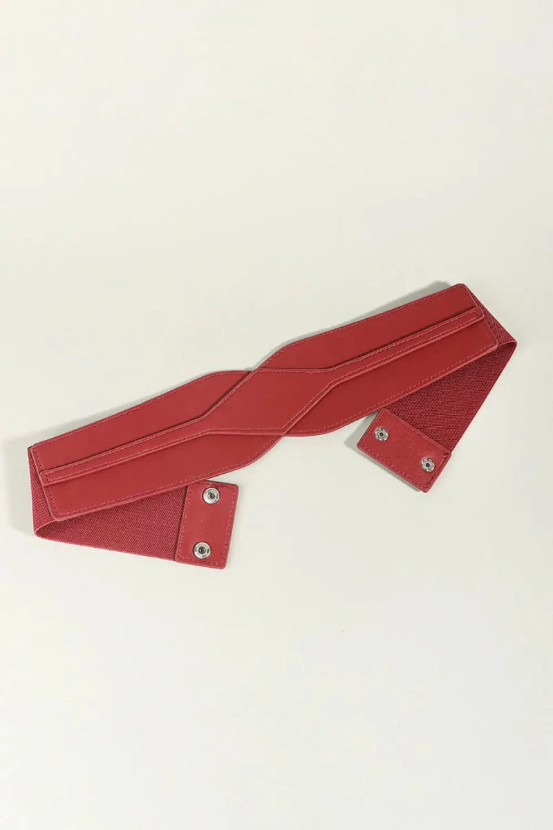 Elastic Wide PU Belt - Lustreve