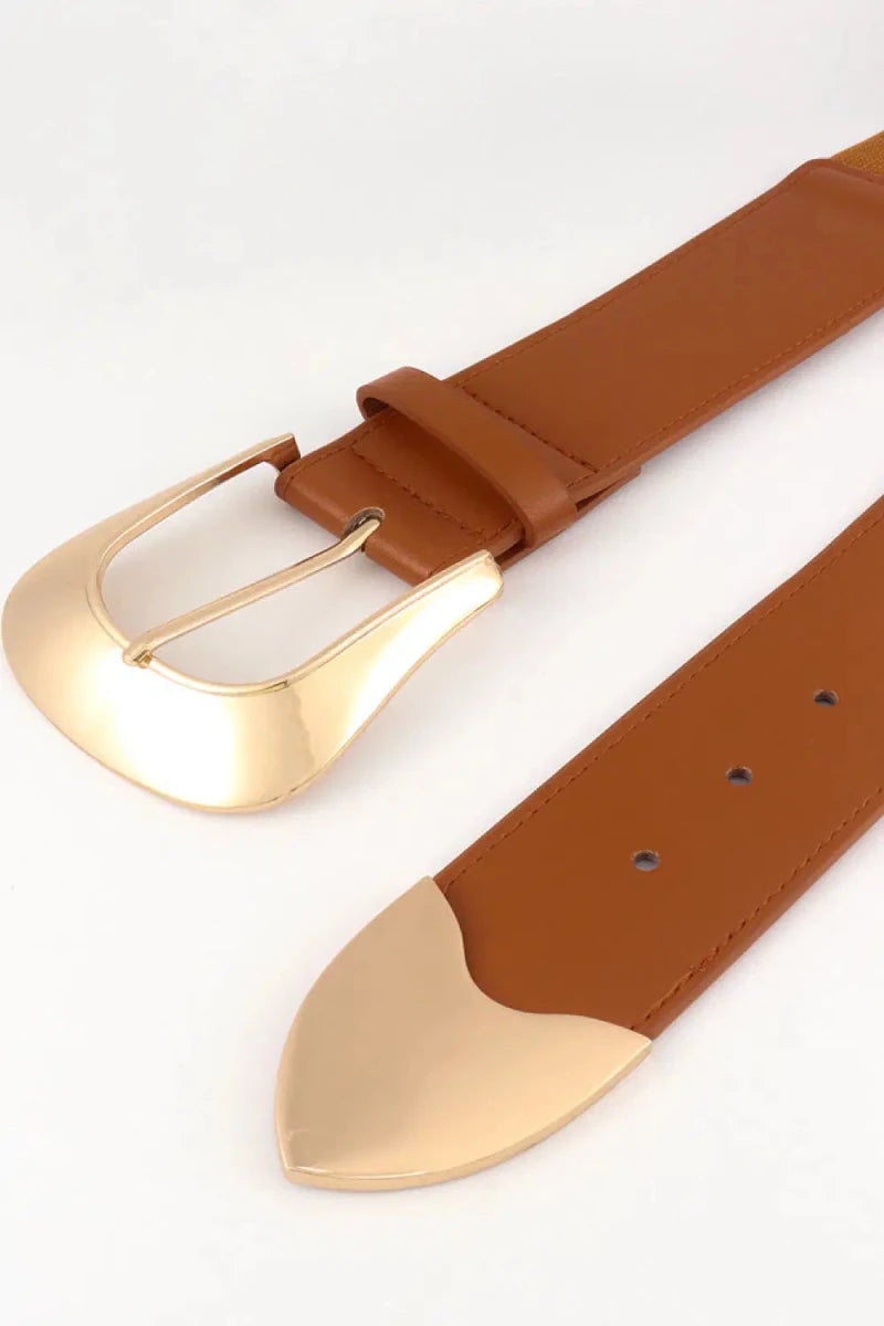 Elastic Wide PU Belt - Lustreve