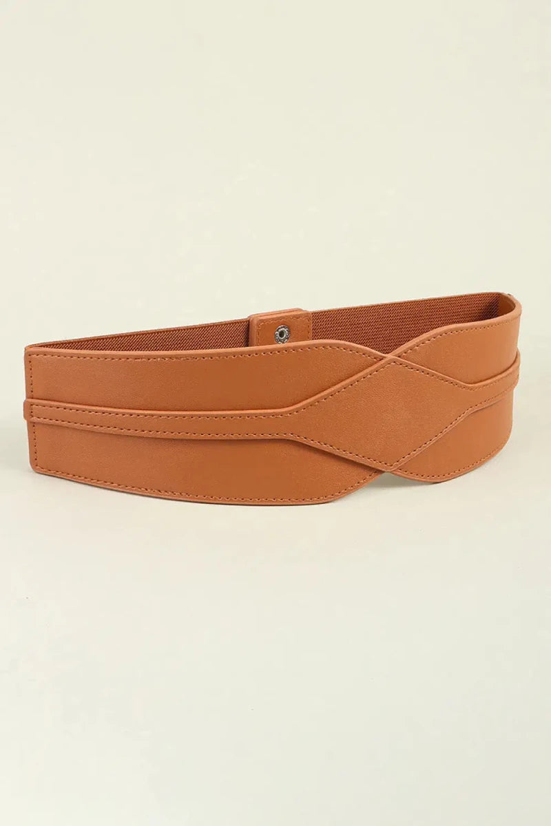 Elastic Wide PU Belt - Lustreve