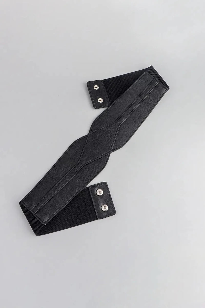 Elastic Wide PU Belt - Lustreve