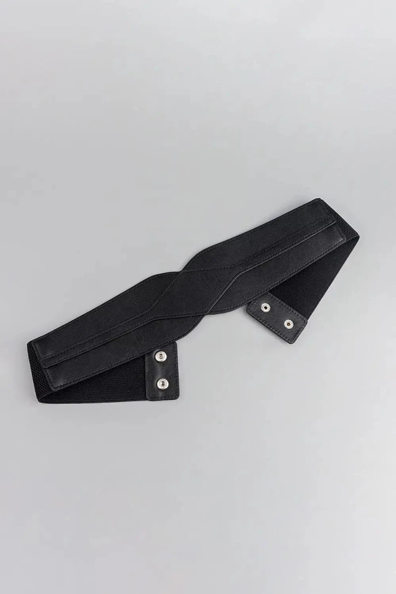 Elastic Wide PU Belt - Lustreve