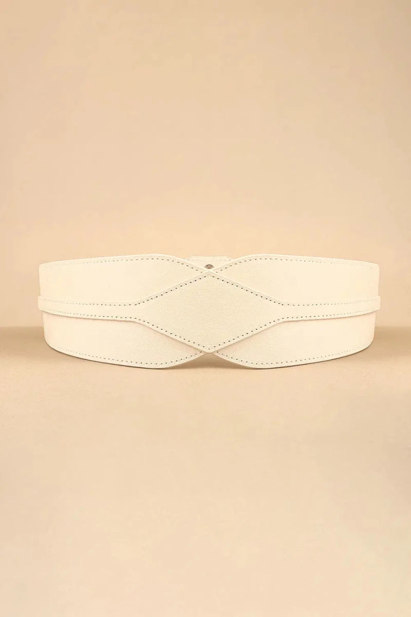 Elastic Wide PU Belt - Lustreve