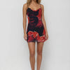 Electric Ivanna Inkblot Slip Mini Dress - Lustreve