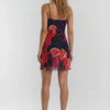 Electric Ivanna Inkblot Slip Mini Dress - Lustreve