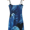 Electric Ivanna Inkblot Slip Mini Dress - Lustreve