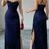 Elior Allure Ruched Strap Maxi Dress - Lustreve
