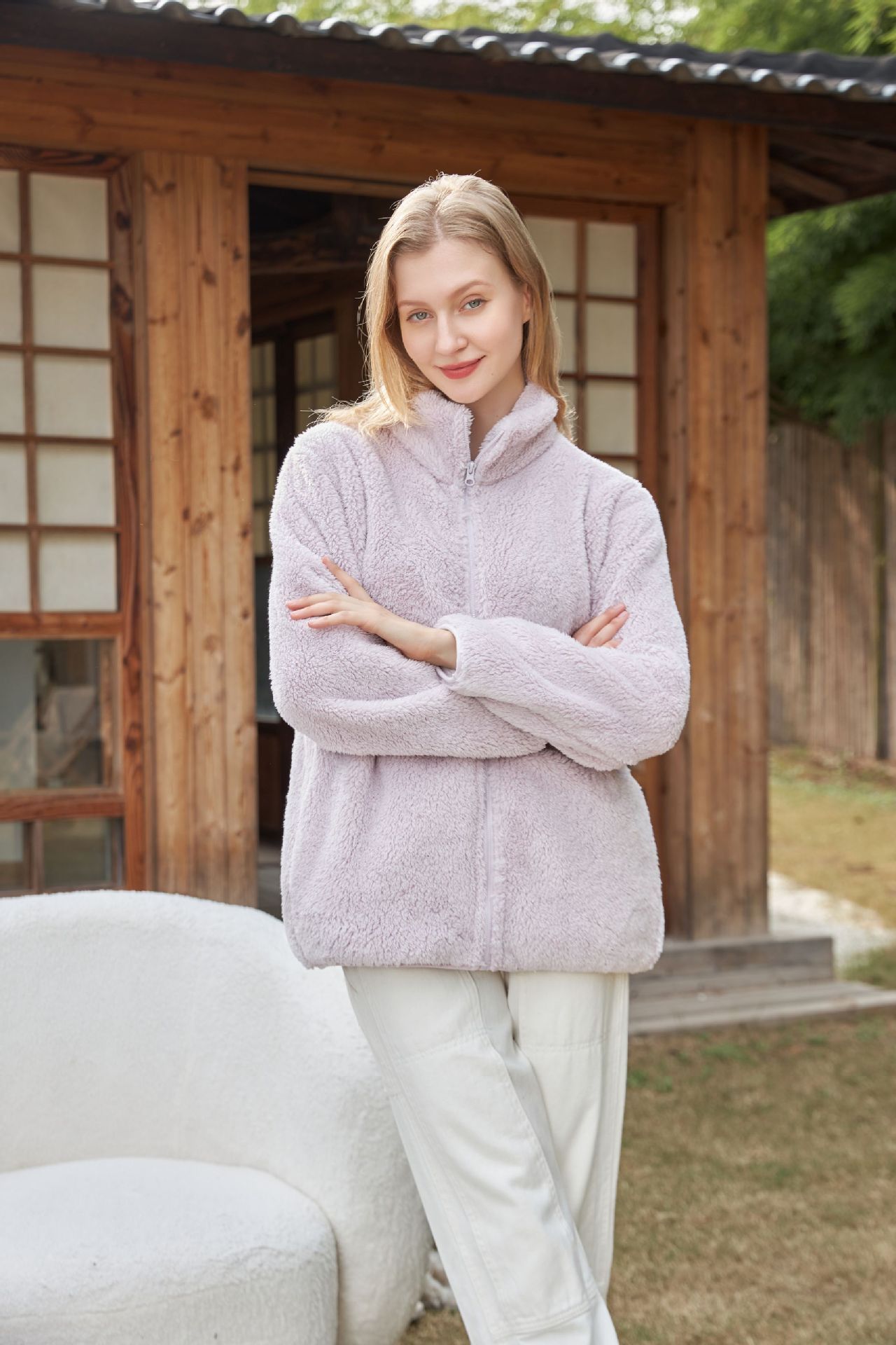 Panda Pop Velvet Coat"