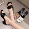 Open Toe Block Heels Sandals