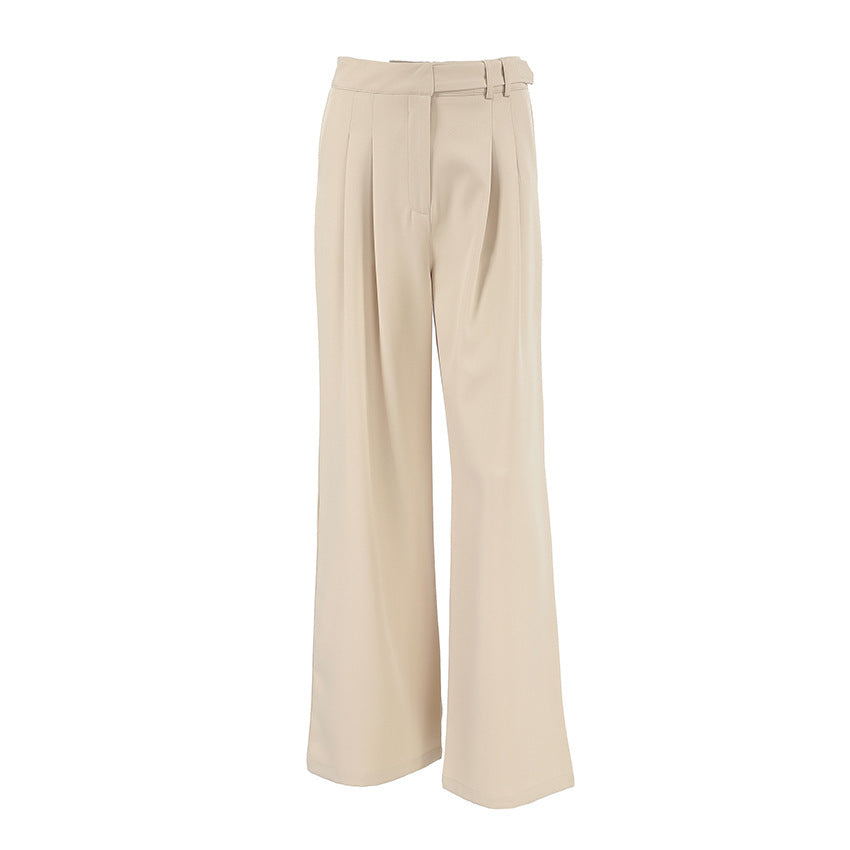 Chic Pocket Suit Pants