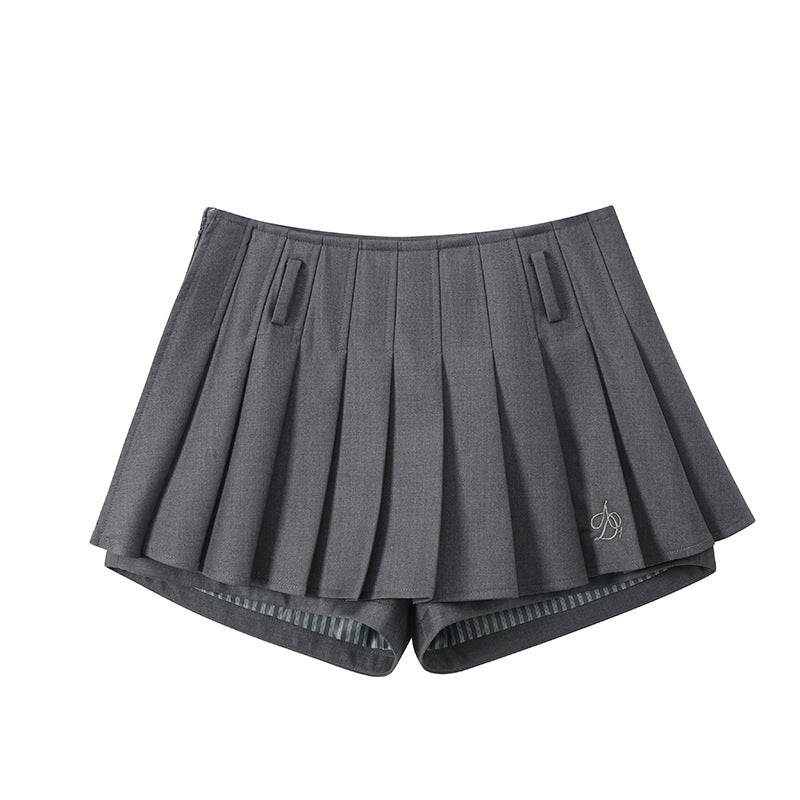Maria Pleated A-Line Skirt