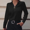 Boardroom Bliss Satin-Feel Blouse