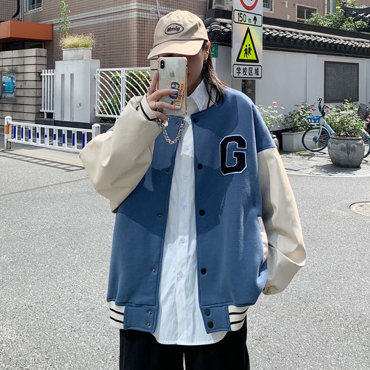 Leather Bomber Vintage Street Coat