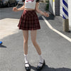 Mabel Plaid Pleated Mini Skirt