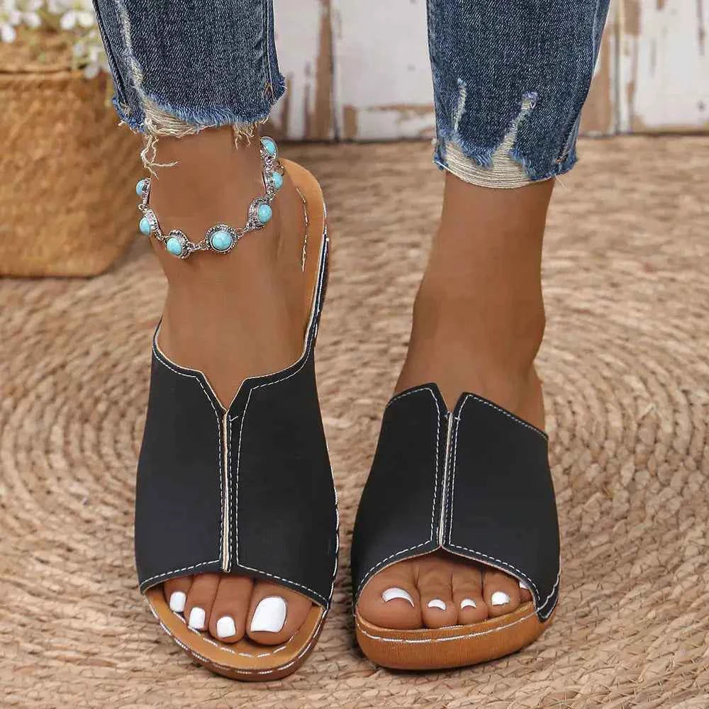 BreezeWedge Sandals"