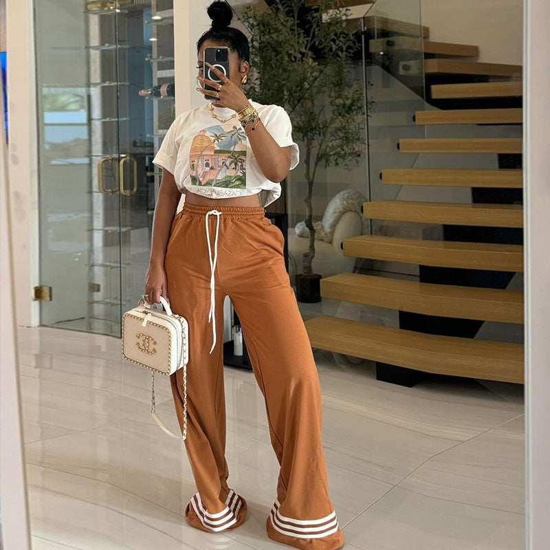 Chill Mode Striped Lounge Pants