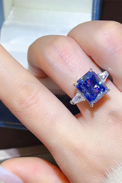 Midnight Crown Moissanite Ring