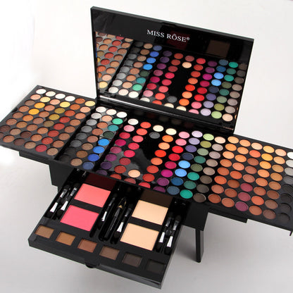 180 Colors Eyeshadow & Blush Set – Personalized Piano-shaped Makeup Palette Box for Stunning Eye & Face Looks