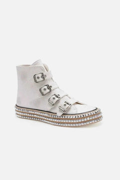 Ice Queen Rebel Studded Platform Sneakers