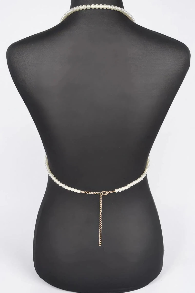 Faux Pearl Harness - Lustreve