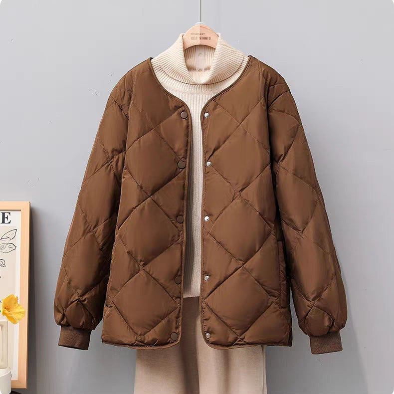 Rhombus Down  Quilted Jacket