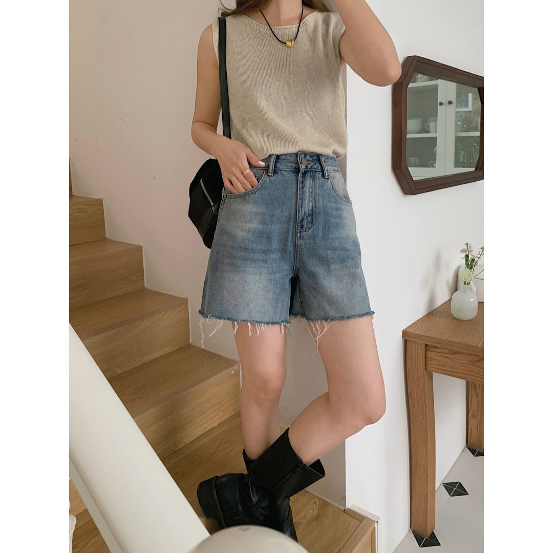 Short ample à bords rétro