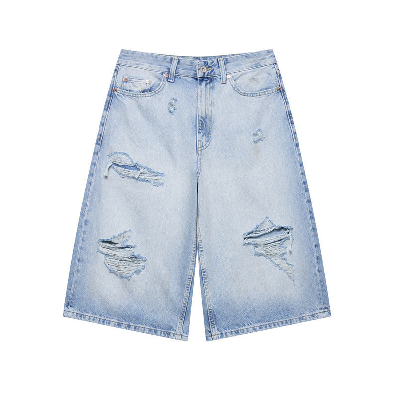 Comfort Fit Minimalist Denim Shorts