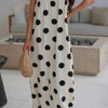 Polka Dot Spaghetti Straps Maxi Dress