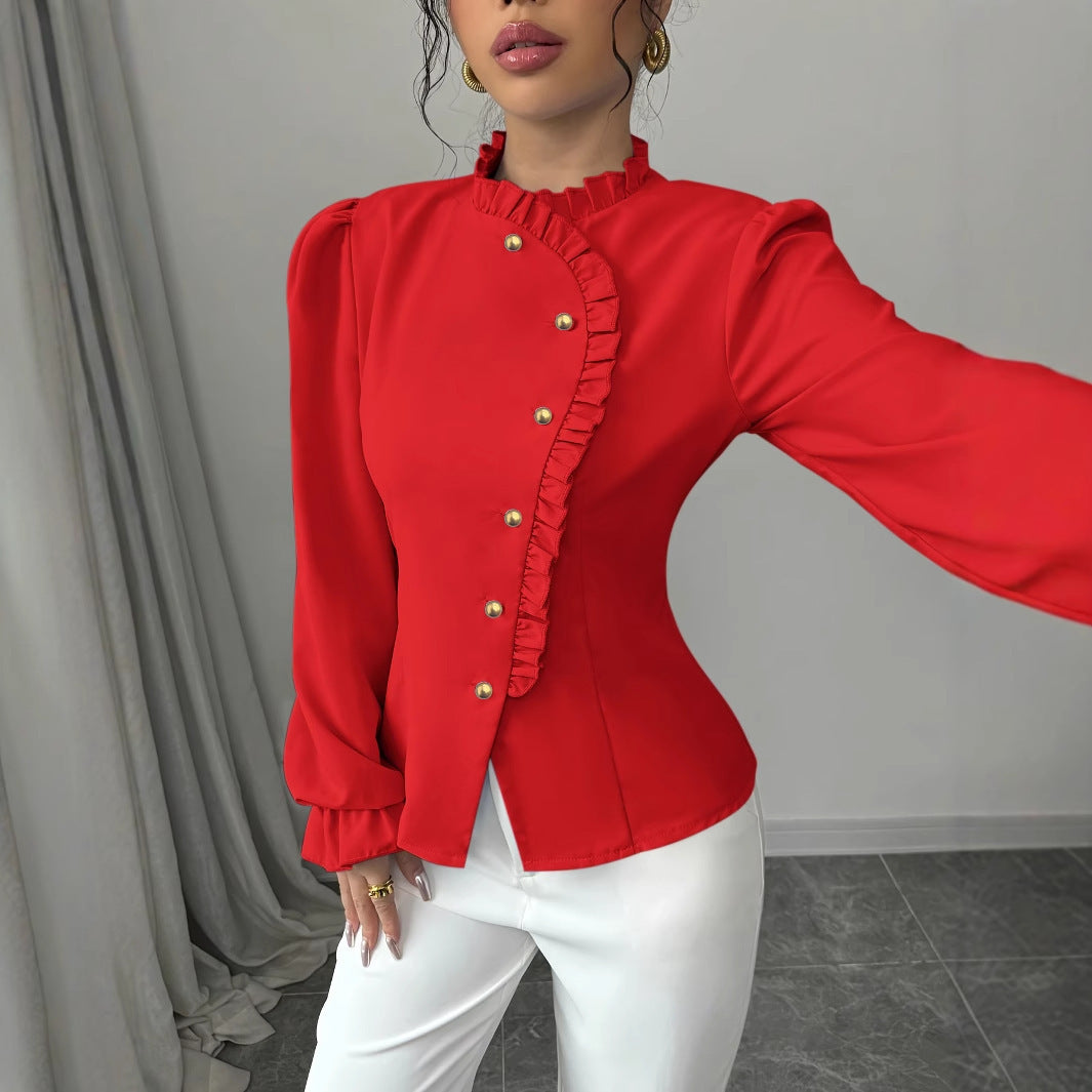 Chemise à volants Femme Focus 