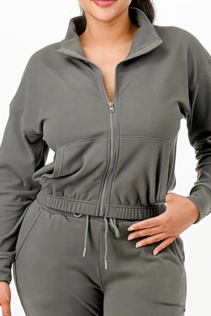Frost Boxy Track Suit Set - Lustreve