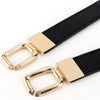 Geometric Double Buckle Elastic Belt - Lustreve