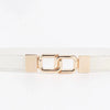 Geometric Double Buckle Elastic Belt - Lustreve