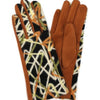 Geometric Multicolor Embroidered Smart Touchgloves - Lustreve