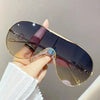 Gradient Aviator Sunglasses - Lustreve