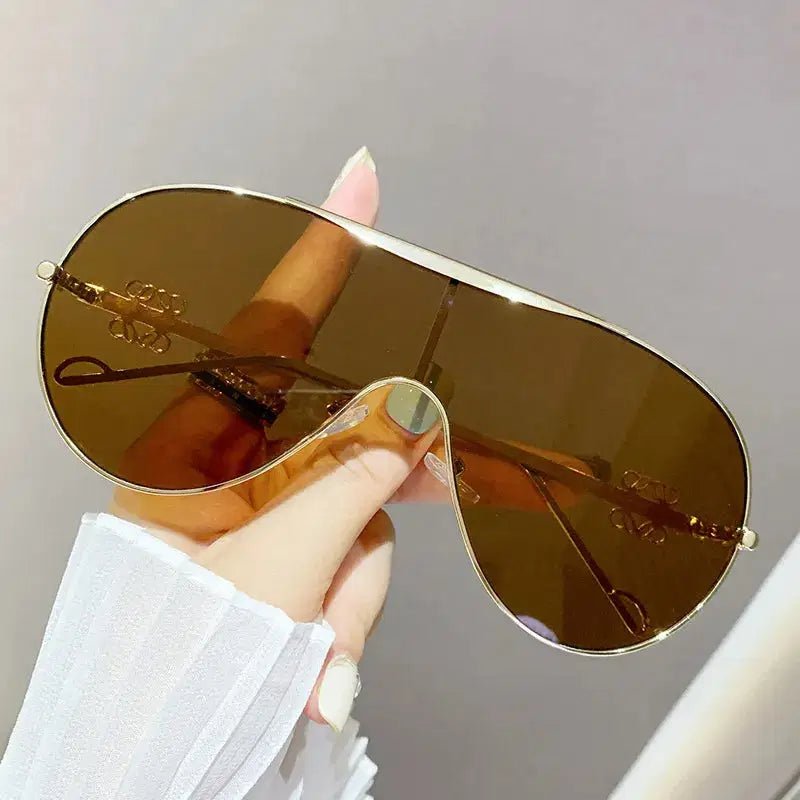 Gradient Aviator Sunglasses - Lustreve