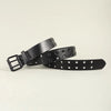 Grommet PU Leather Belt - Lustreve