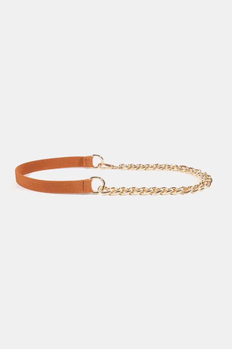 Half Alloy Chain Elastic Belt - Lustreve