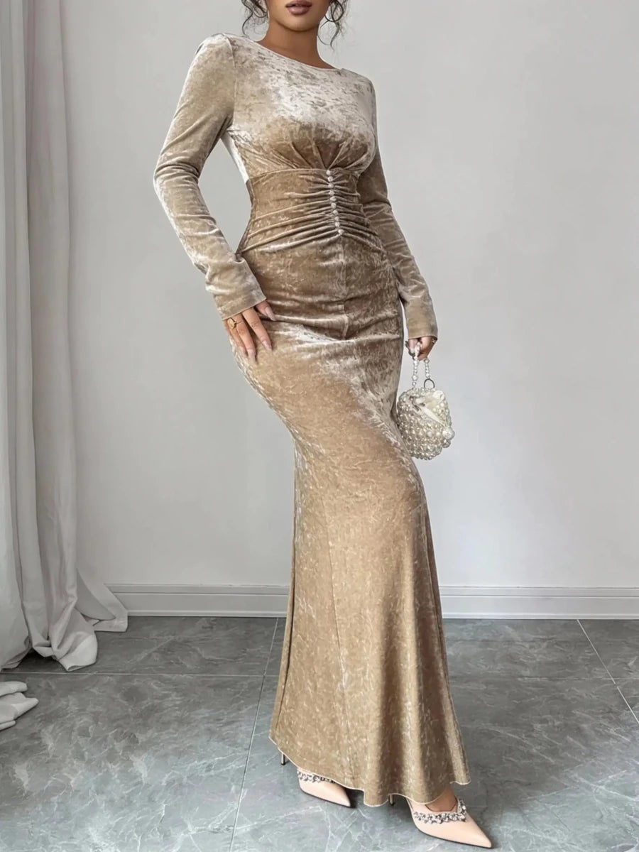 Heirloom Moment Velvet Gown - Lustreve