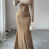 Heirloom Moment Velvet Gown - Lustreve