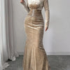Heirloom Moment Velvet Gown - Lustreve
