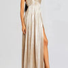 Just a Split Sweetheart Neck Tube Maxi Dress - Lustreve