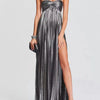 Just a Split Sweetheart Neck Tube Maxi Dress - Lustreve