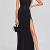 Just a Split Sweetheart Neck Tube Maxi Dress - Lustreve