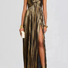 Just a Split Sweetheart Neck Tube Maxi Dress - Lustreve