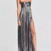 Just a Split Sweetheart Neck Tube Maxi Dress - Lustreve