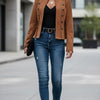 Angerly Retro Suede  Coat